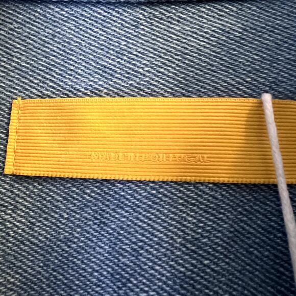 Yellow the label Yelabel Denim button down shirt blue size XS New - Picture 5 of 8